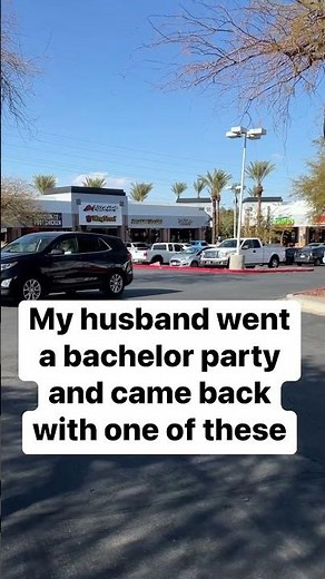 My husband went to a bachelor party and came home with one of these