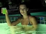 College Hot Tub Party Fun