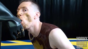 Dirty Boy Gets Used with Shit and Manure