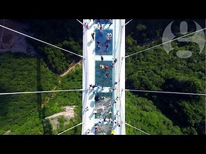 World’s longest glass-bottomed bridge opens in China