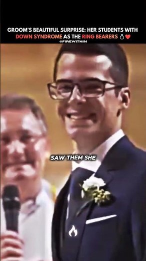 Groom Surprises Bride with Her Students as Ring Bearers 💍😭 #usa