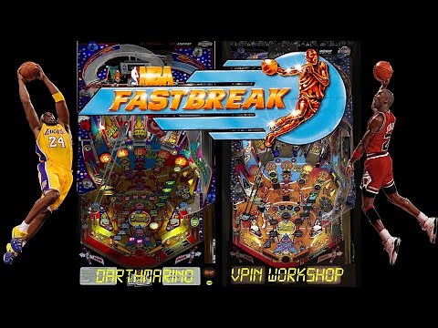 4K *NEW* NBA Fastbreak DarthMarino Mod & Vpin Workshop Mod Vpx Visual Pinball Gameplay (3scr setup)
