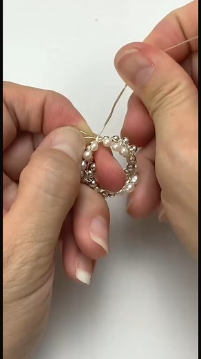 Original hand-made DNA spiral earrings.#usa #tiktok #foryou #fyp #handmade #pearl #earrings | Alibalu