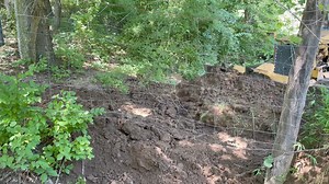 Getting rid of the giant hole near our pond. | Buddy Davis