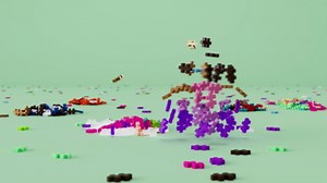 Plus-Plus - Mini Maker Tube - 70 Piece - Superhero, Toy