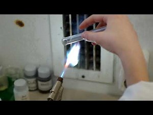 Горение цинка на воздухе / Burning of zinc on air