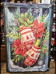 Lots of beautiful large Christmas flags instore ! | Gifts of Joy Pasadena, NL