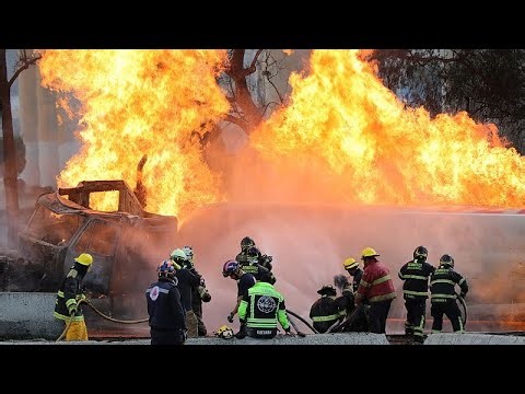 Gas tanker explodes in Mexico City, killing three