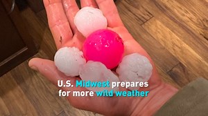 1.3K views · 14 reactions | Parts of the American Midwest are under storm and tornadoes warnings on Tuesday, after wild weather struck the region over the weekend. More hail the size of golfballs is possible areas of Kansas, Nebraska and Illinois, with damaging winds that could grow into tornadoes possible in southeastern Iowa and northern Illinois. See what weather cities like Omaha and Kansas City could be dealing with on Tuesday. | CGTN America | Facebook