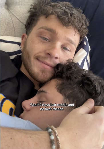 Cuddle Moments: Boys Just Being Best Friends
