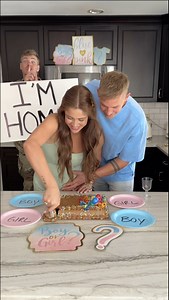 61K views · 208 reactions | Soldier returns home to find out the gender of baby 凉 Soldier returns home to surprise his sister and brother in law during their gender reveal party for their first baby. #couplegoals #surprise #blessed #family #baby #brothers | Jamie and Blake | Facebook