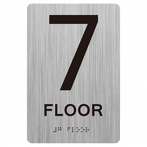 [Hot Item] Ezd Handicap Washroom Signage Restroom Signs with Braille