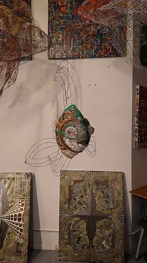 Artemis goddess of the hunt and the Moon. She's coming along quite well, the tail fin is next. | Kendall Bohn Art