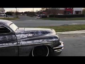 Our 1949 Lincoln Chop Top Lead Sled rolling nice and low.