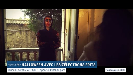2.9K views |   Ce jeudi à 15h30, Les Zélectrons Frits font danser, chanter et trembler les p'tits Drancéens, âgés de 3 ans et plus, à l'Espace culturel du parc. ️ Billets à 4,20 € sur  Drancy.fr/actualites-109/deux-jours-terrifiants-a-lespace-culturel-6722.html  Et vendredi de 11h à 22h30, le cinéma municipal passe en mode épouvante ! Avec des films pour tous les âges et des surprises. #Halloween | Ville de Drancy | Facebook