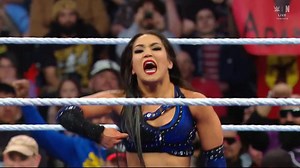 33K views · 449 reactions | Roxanne Perez, Liv Morgan & Raquel Rodriguez beat Bayley, Bianca Belair & Naomi #SmackDown | The Low Blow | Facebook