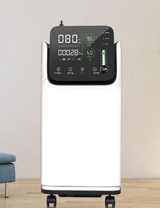 [Hot Item] Oxygen Generator Compact Oxygen Concentrator 5L 22V/110V 50Hz 60Hz with LED Screen