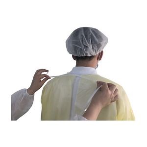 [Hot Item] Wholesale Surgical Gown Safety Waterproof PPE Yellow Disposable Isolation Gown