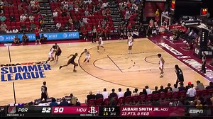 Keon Johnson with back-to-back buckets