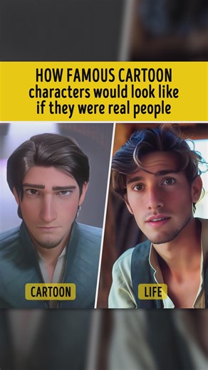 How famous cartoon characters would look like if they were real people | You're Gorgeous