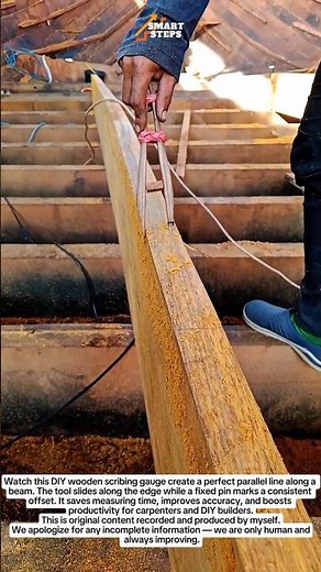 Smart Parallel Line Marking Tool | Simple Carpentry Hack