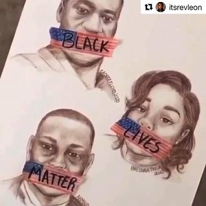 #Repost @itsrevleon ・・・ It could had been you or me ..... 🙏🏾😩✊🏾 #saytheirnames #blacklivesmatter | MC Lyte