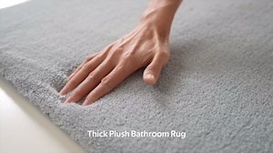 MINIDEAR Bathroom Rugs 36x24 Brown - Thick Memory Foam Bath Mat, Ultra Soft & Plush Fluffy, Non-Slip, Quick Dry, Absorbent Washable Floor Microfiber Mat for Tub, Home Decor Accessories