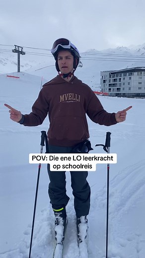Wat vonden jullie van meneer VDV zijn ski uitleg? #leerkrachten #leerkracht #klas #middelbaar #ski