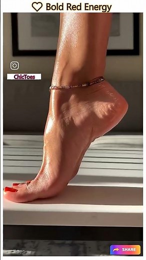 High Arch & Red Toe Glam ❤️👠 #feetsoles #chictoes #pinksoles #beautifulfeet #prettyfeet #cutetoes