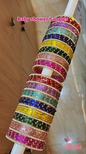 190K views · 6.8K reactions | Kavi baby shower combo set✨ Share this to someone and ask them to order for you 﫶 WhatsApp +91 79046 22805 . . . . . #glassbangles #raindropbangle #Kavibangles #rosedesign #choodalovers #glassbanglesfromindia #usa #uk #reelsinstagram #trendingbangles #glassbridal #weddingbangles #babyshowerbangles #returngifts #southindianbangles #choodalovers #glasschooda #kaachkichudiyan | Rosinbangles | Facebook