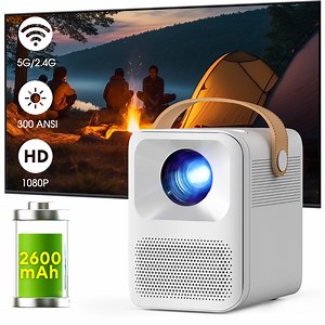 [Hot Item] Cre Cr35 Mini LCD Android 9 WiFi Portable Projector 4K Mini Pocket Android Projector for Home Hotel Camping Use