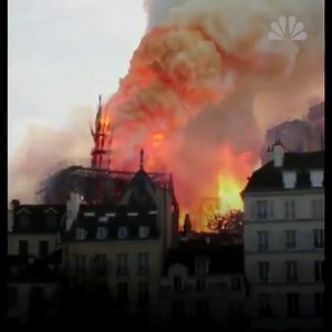 115K views · 1.4K reactions | WATCH: Witness footage captures the historic Notre Dame Cathedral being engulfed in flames. nbcnews.to/2DcYrJs | NBC News | Facebook