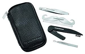 Amazon.com : Tweezerman G.E.A.R. Travel Essential Grooming Tools Kit, Black : Beauty & Personal Care