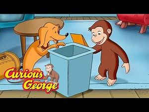 Curious George  George cleans up the house  Kids Cartoon  Kids Movies - Videos For Kids