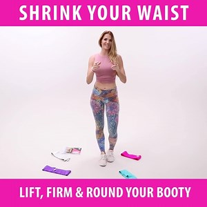 "I lost my motivation to workout. I just got so busy."" For only 15 Minutes a day you will instantly fall in love with the Convenient & Fun Workouts. Don't WAIT! Join today and: 👙 ➕ Shrink your Waist 🍑 ➕ Lift, Firm & Round your Booty 💪 ➕ Tone your Arms 🔥 ➕ Sculpt your Legs 👭 ➕ SUPPORT towards Progression over Perfection 💖 ➕ SELF-LOVE is our Foundation 😁 ➕ POSITIVE Real Women Real Results" | Booty Bands