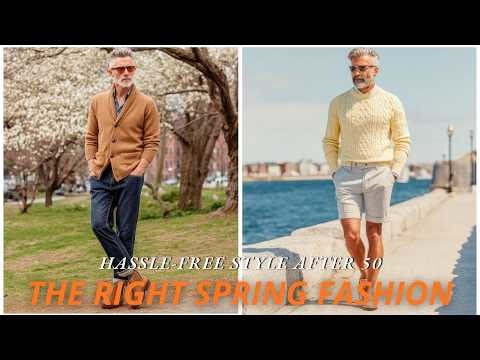 How Older Men Can Look Effortlessly Stylish This Spring (20 Outfits) - men's fashion