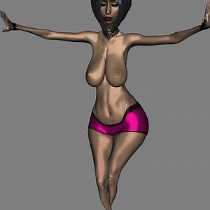 Belly Dancer CGI 3D