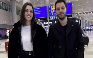 Hande Erçel yeni sevgilisi ilə görüntüləndi — Video