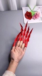 12K views · 46 reactions | Title: Origami Claw Finger From Single Paper Hashtags: #origami #claw #finger #paper #craft #diy #handmade #folding #art #design #fun #creative #easy #hobby #simple | paper craft ideas | Facebook
