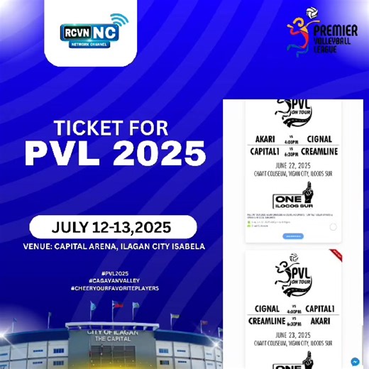 1K views | REGION 2 CAGAYAN VALLEY Premier volleyball league tour...