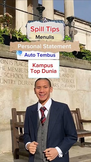 Gimana sih cara menulis personal statement auto tembus kampus top dunia? Masalah ini banyak dijumpai para pendaftar perguruan tinggi utama dunia seperti Oxford, Cambridge, UCL dan masih banyak lainnya. Untuk bisa diterima di kampus-kampus top dunia, kita pasti perlu persiapan yang matang dan jauh-jauh hari. Tapi kalian ngga perlu takut dan khawatir lagi karena karena bisa tanya-tanya dan konsultasikan langsung dengan klik link di bio! Jadi tunggu apa lagi nih? Yuk tanyakan detail informasi nya b