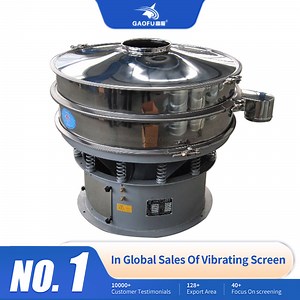 [Hot Item] Gaofu Customizable Circular Soil Screener Electric Intelligence Rotary Vibrating Sieve Round Separator Machine