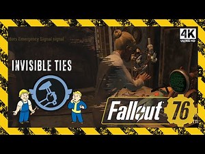 Invisible Ties - Fallout 76 [4K] Foundation Main Quest Gameplay - Ep. 28