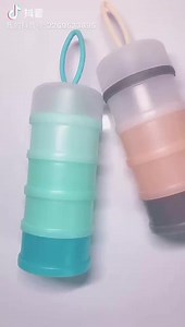 Twist-Lock Stackable Formula Dispenser BPA Free Milk Powder Box Baby Food Storage Container Snack Cups for Toddlers