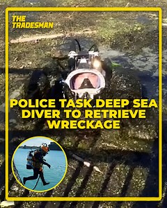 Police task this deep-sea diver with a near-impossible job... | The Tradesman