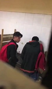 Asian restroom cruising