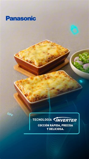En #BlackWeekend bajan las complicaciones y baja el tiempo en la cocina con los microondas Panasonic ⏱️; pero la calidad, ¡se queda bien arriba!​ 🍽️ El Microondas SF564 tiene diseño Flat & Wide (sin plato giratorio), 10 niveles de potencia, descongelado automático y un acabado premium que se ve tan bien como funciona.​ 🍿 El SB25 simplifica aún más: botón de palomitas, función automática de 30 segundos y 7 menús que cocinan por ti.​ Que Baje Todo, ¡Menos la Calidad!​ #Panasonic #CalidadJaponesa