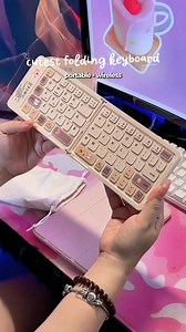 1K views | this cute handy keyboard  #wirelesskeyboard #portablekeyboard #bluetooth #aesthetickeyboard | Réj | Facebook