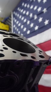 Purple LBZ has entered operating room and been prepped for operation. #diesellabs #diesellaboratories #dieseltrucks #dieseltechs #dieseltechnicians #duramax #cummins #powertroke #ford #gmc #chevy #ram #enginebuilder #enginebuilding #machineshop | Diesel Laboratories