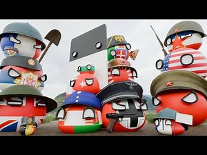 WW1 Vs WW2 (Countryballs)
